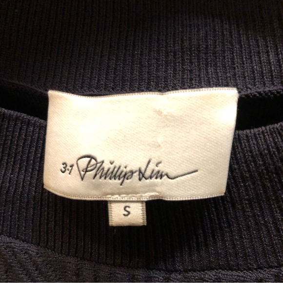 3.1 Phillip Lim Navy Knit Dress Size Small - Picture 5 of 5